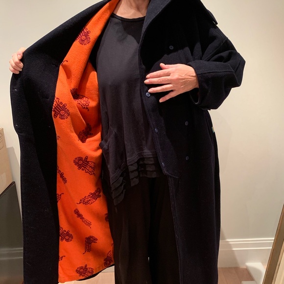 Oilily (Dutch) navy wool coat - Picture 5 of 5